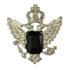 P-0305  Fashion Unique style Rhinestones Silver & Gold  Plated  Crown Shape Brooch Buckle Accessories