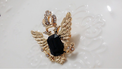 P-0305  Fashion Unique style Rhinestones Silver & Gold  Plated  Crown Shape Brooch Buckle Accessories