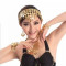 F-0307 Bohemian boho coin tassel headpiece gold metal headband belly dance head band hair jewelry indian jewelry