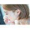 E-3688  Korea Style Silver/Gold Cute Lovely Ear Stud Earrings