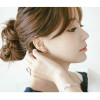 E-3688  Korea Style Silver/Gold Cute Lovely Ear Stud Earrings