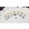 R-1323  7Pcs/set Bohemian Style Vintage Silver/Gold Plated Elephant Arrow Triangle Moon Shape Nail Midi Rings for Women Jewelry