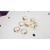 R-1323  7Pcs/set Bohemian Style Vintage Silver/Gold Plated Elephant Arrow Triangle Moon Shape Nail Midi Rings for Women Jewelry