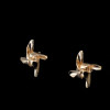 P-0310  2016 Fashion style gold plated cute tiny windmill shape collar brooch pin