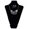 N-6060   E-3697 Punk style retro silver plated tiny bone hands pendant necklace set fashion jewelry