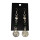 E-3696 bohemian style vintage silver plated alloy chunky necklaces colorful beads coin tassel pendant statement necklaces long hook dangle earrings jewelry sets