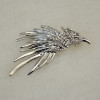 P-0311 Fashion retro style silver plated flying Phoenix shape brooch pin