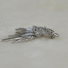 P-0311 Fashion retro style silver plated flying Phoenix shape brooch pin