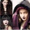 M-0016  Punk vampire style fashion Girls Waterproof Tattoo Magic Color Long Lasting Makeup Lip gross