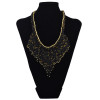 N-6092   2016 New Fashion Bohemian Style Gold Plated Alloy Link Chain Colorful Beads Tassel Choker Bib Necklaces Women Jewelry