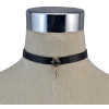 N-6093   Unique Design European Fashion Sexy Leather Chokers Necklace 3 Colors choker Necklace for Women Jewelry