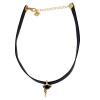 N-6093   Unique Design European Fashion Sexy Leather Chokers Necklace 3 Colors choker Necklace for Women Jewelry