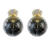 E-3720 Fashion style Glass ball star cute lovely stud earring for Women Jewelry