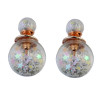 E-3720 Fashion style Glass ball star cute lovely stud earring for Women Jewelry
