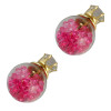 E-3721  new arrival korean fashion popular crystal glass ear stud earrings