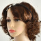 F-0313  New European Jewelry Carved Flower Crystal  Crown Headband Hair Accessory For Women