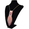 N-6112 Bohemian Fashion Chain Handmade 4 Colors Resin Beaded Long Tassel Statement Necklaces Women Jewelry