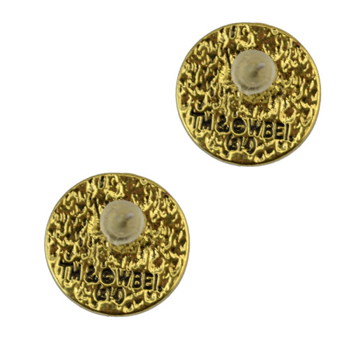 E-3729 vintage style bronze clear Pentagram eyes fashion earrings stud jewelry