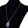 N-6120  Men New Ancient Silver Shield Sword  Vintage Chain Pendant Necklace Wholesale