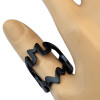 R-1331  New Fashion Black Stainless Steel Comics Batman Superman Ring Christmas Holloween
