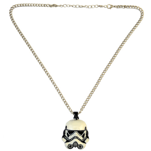N-6118  New Fashion Silver Plated Alloy Star Wars Mask Pendant Necklace Jewelry