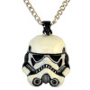 N-6118  New Fashion Silver Plated Alloy Star Wars Mask Pendant Necklace Jewelry