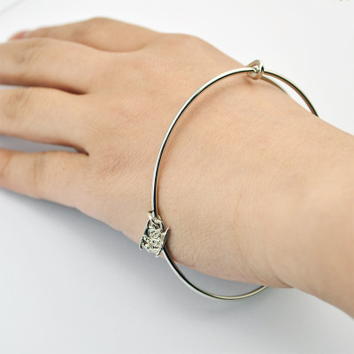 B-0768    batman Retro Vintage Bohemian Style Metal Tassel Bracelet Charm Bangle