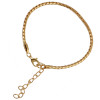 B-0679   Women's Fashion Jewelry Gold Plated AAA Shiny Zircon Beads Adjustable Stretch Bracelet 3 Pcs/Set