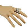 R-1335  Fashion Scarf Clips Gold&Silver Plated Hollow Out Charm Rhinestone Silk Scarf Buckle for Women Jewelry