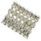 R-1335  Fashion Scarf Clips Gold&Silver Plated Hollow Out Charm Rhinestone Silk Scarf Buckle for Women Jewelry