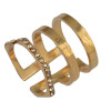 R-1336  Fashion 4Pcs/Set Finger Simple Leaf Jewelry Nice Knuckle Midi Chic Ring Gift