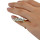 R-1347  Korea Punk Fashion Silver/Gold Clear Crystal Leaf Shape Ring for Women Jewelry