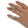 R-1347  Korea Punk Fashion Silver/Gold Clear Crystal Leaf Shape Ring for Women Jewelry
