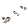 E-3745 Korea Style Fashion Silver Earring Flower Shape Stud Earrings For Women Girls Jewelry