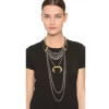 N-6149 2016 Newest design Western Vintage Gun Black Plated Alloy Chain Long Tassel  Pendant  Necklace for  Females Jewelry