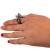 R-1346  New Fashion Black Stainless Steel Comics  Ring Christmas Holloween gifts