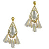E-3740 New Arrival Fashion Drop Earring Clear Crystal Tassel Earrings For Women Jewelry