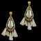 E-3740 New Arrival Fashion Drop Earring Clear Crystal Tassel Earrings For Women Jewelry