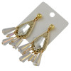 E-3740 New Arrival Fashion Drop Earring Clear Crystal Tassel Earrings For Women Jewelry