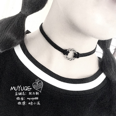 N-6152 Korea fashion sexy lace chain choker necklace for women jewelry