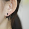 E-3746 Korea fashion gold silver black birds shape stud earring for women jewelry