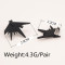 E-3746 Korea fashion gold silver black birds shape stud earring for women jewelry