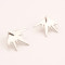 E-3746 Korea fashion gold silver black birds shape stud earring for women jewelry