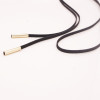 N-6147 Women's Fashion Simple Bar Black Long Chain  Pendant Necklace