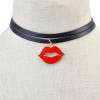 N-6157  3style Black Leather Cord Choker Charm Retro gold Tibetan pendant necklace