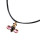 N-6157  3style Black Leather Cord Choker Charm Retro gold Tibetan pendant necklace