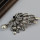 P-0318  Retro silver gold plated wings brooch rhinestone pearl diamante fashion pin