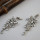E-3760  Fashion silver drop crystal tassel fashion dangle earrings jewelry
