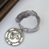N-6181  harry potter Fashion spiral acrylic chain Gringotts bank coins magic necklace