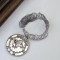 N-6181  harry potter Fashion spiral acrylic chain Gringotts bank coins magic necklace